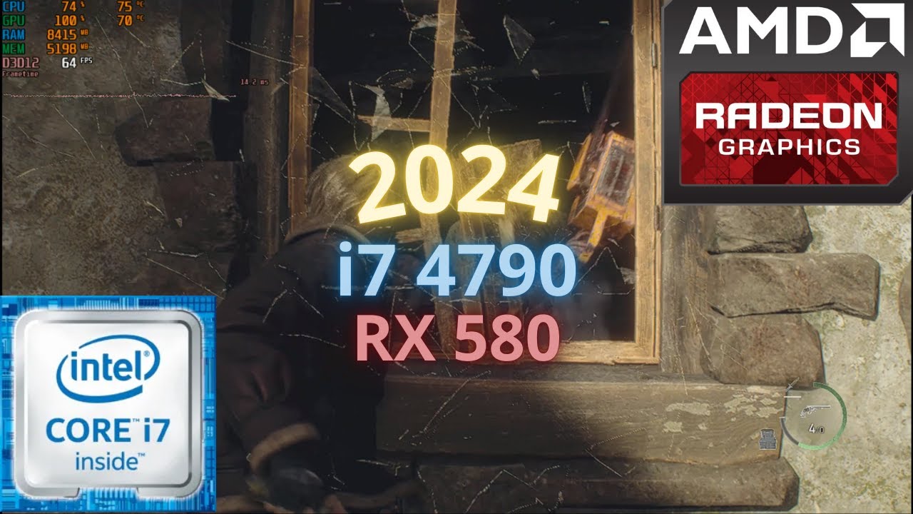 Resident Evil 4 remake : i7 4790 + RX 580 8GB