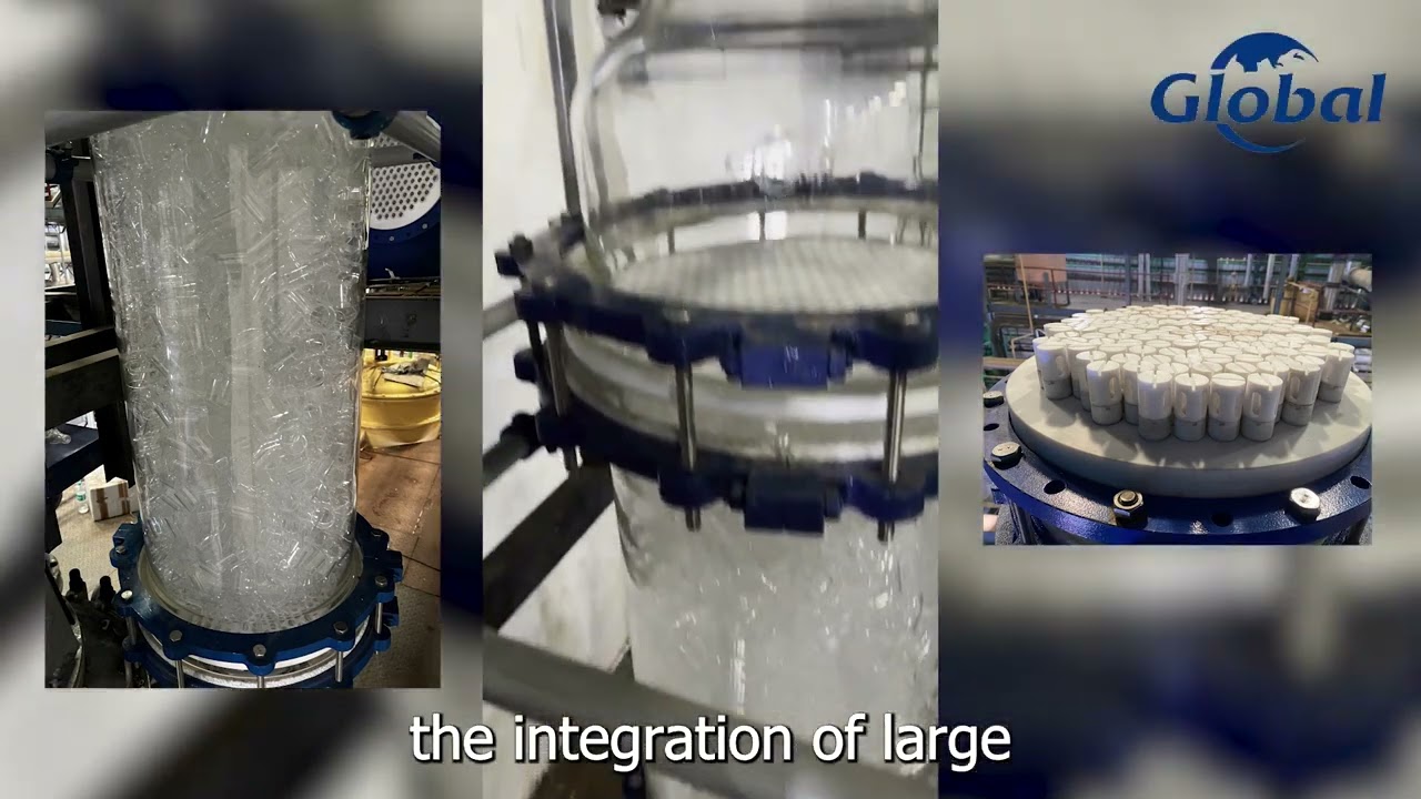 GLR Overhead Glass Assembly | Production Scale Reactor Systems