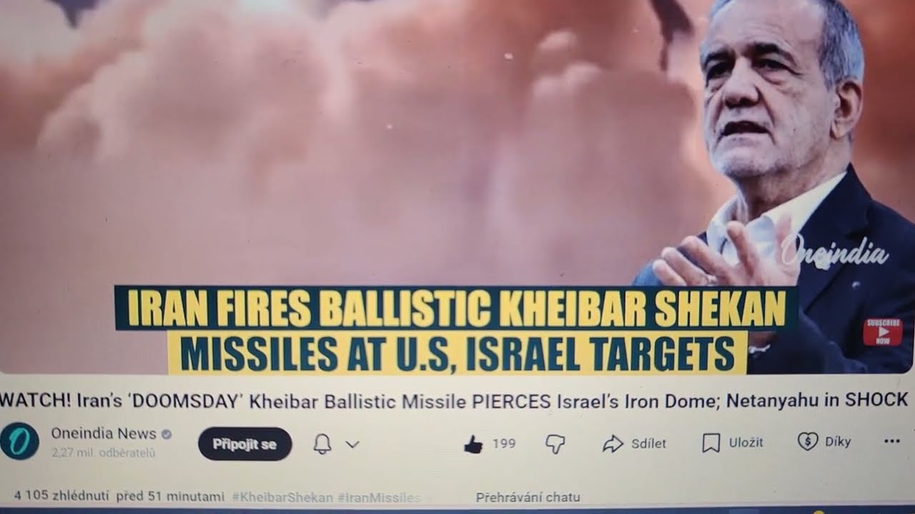 SLEDUJTE! Íránské balistické rakety 