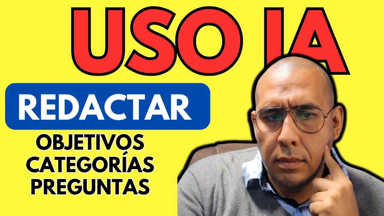 ¿Cómo redactar OBJETIVOS, PREGUNTAS, CATEGORÍAS Y CÓDIGOS DE INVESTIGACIÓN CUALITATIVA usando IA?