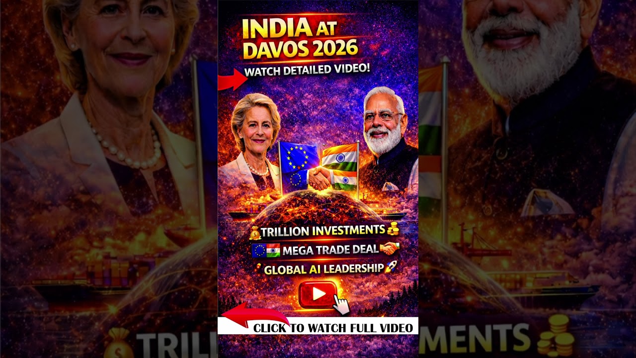 India at World Economic Forum 2026/Davos 2026 Explained: How India Became the World’s Growth Engine