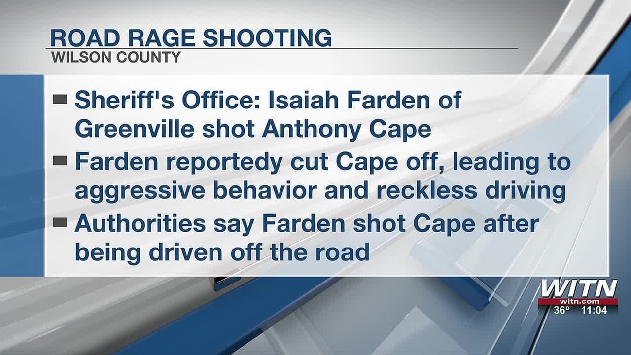 Deputies: Greenville man shoots driver in case of road rage in Wilson County