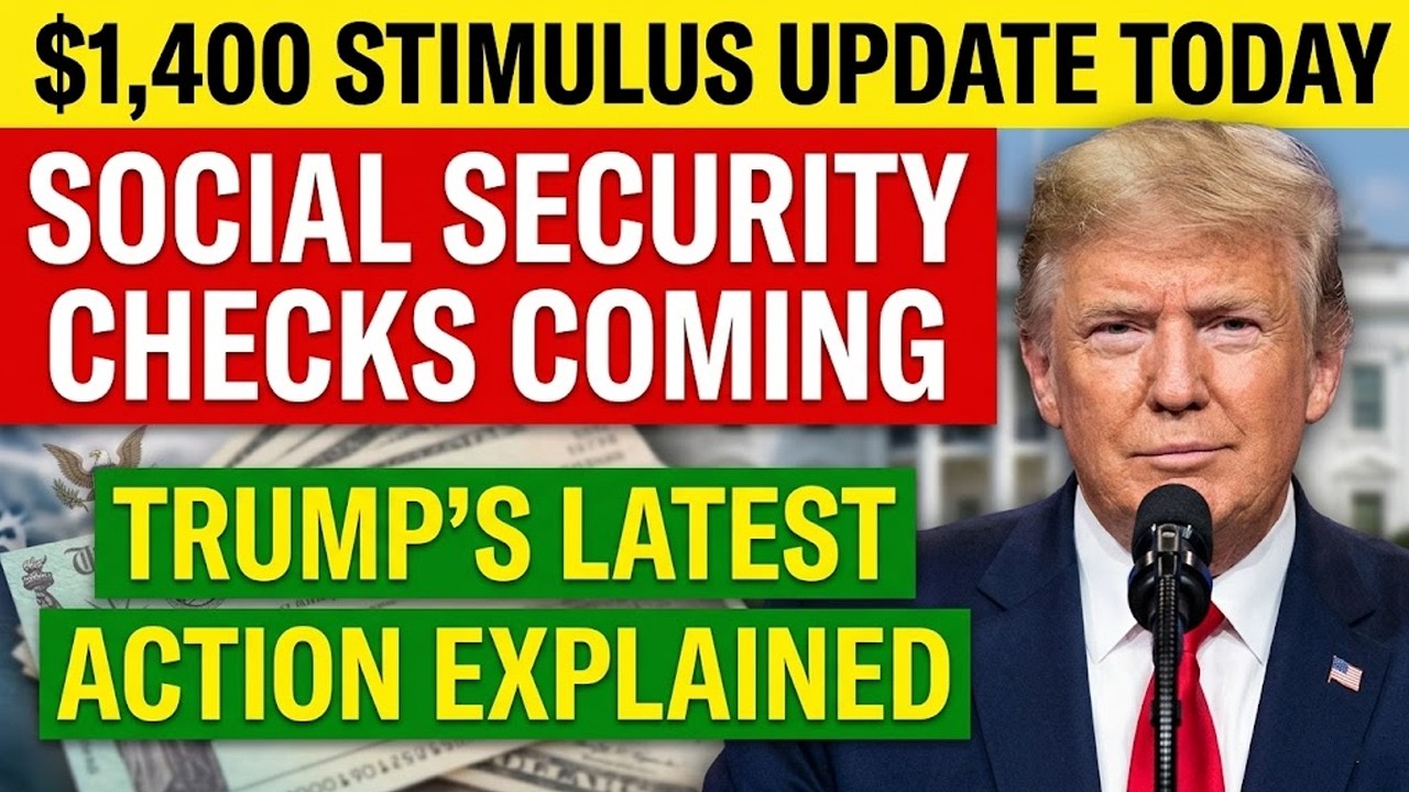 $1400 Social Security Stimulus Checks April 2026 Update: TRUMPLatest Action Explained