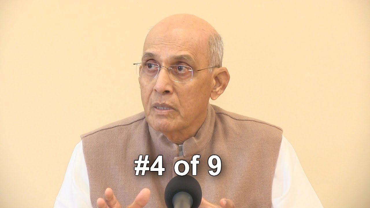 GnaanSaar Svaadhyaay (Lecture) 4 of 9 by Girishbhai Shah 2013 at JCOCO