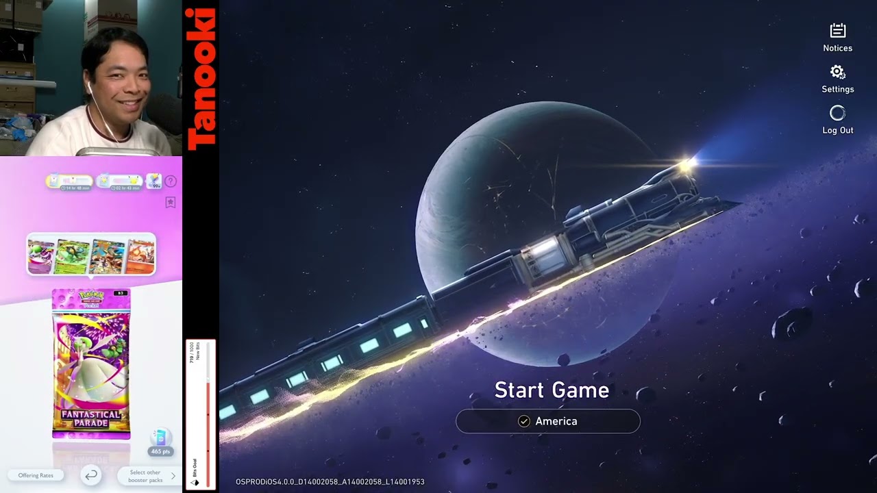 Twitch VOD: PTCGP 30+ Packs Trying for Meloetta, then FINISHING HSR 4.0 Trailblaze Quest! [Day 2678]