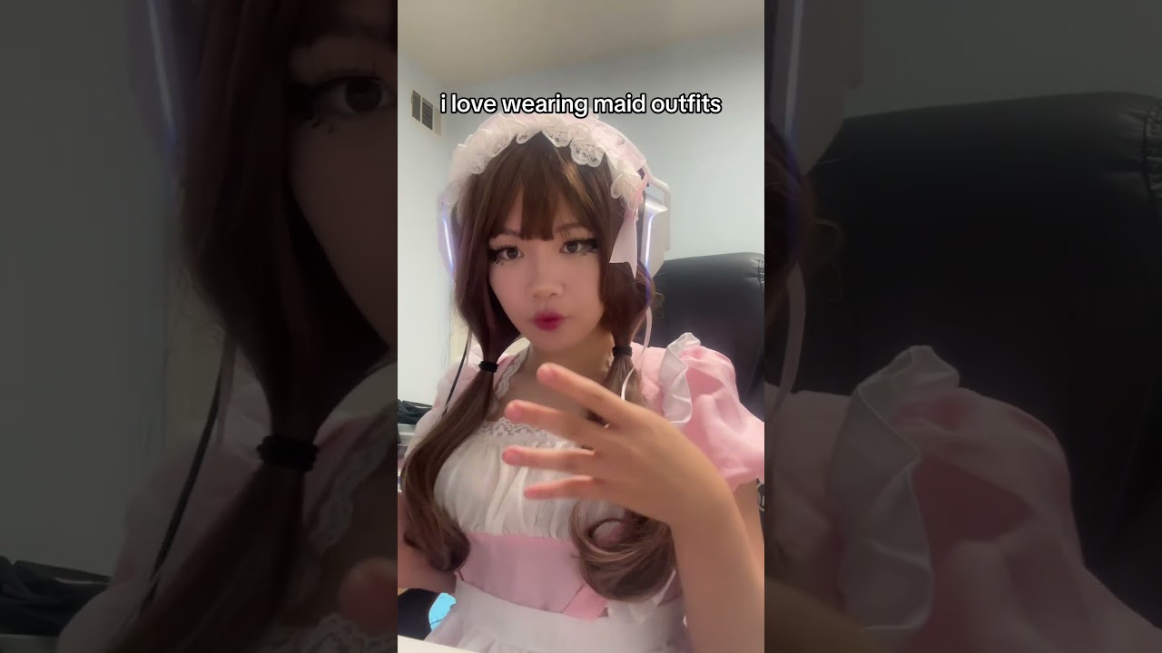 it&rsquo;s called leading by example #maid #maidoutfit #femboy #femboymaid #cosplay #maidcosplay