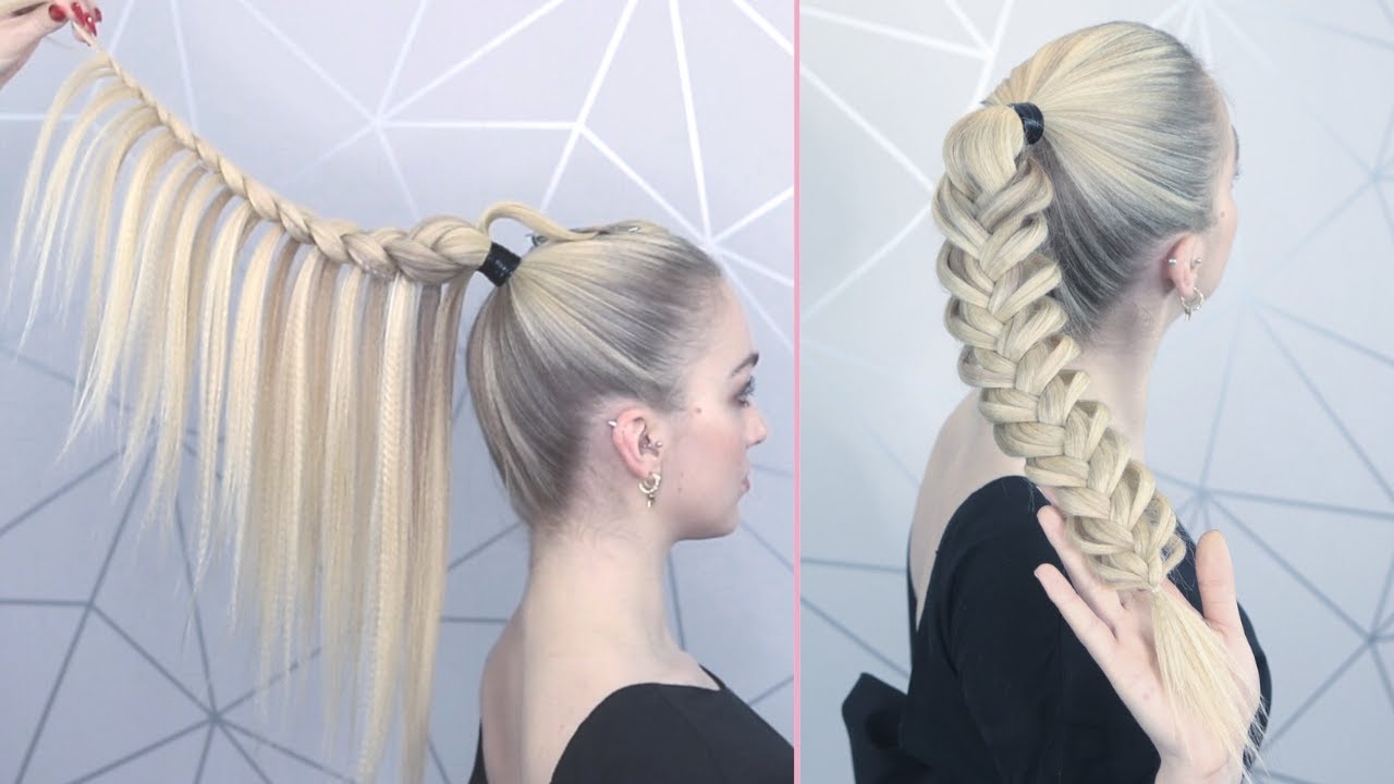 High Braided Ponytail Tutorial