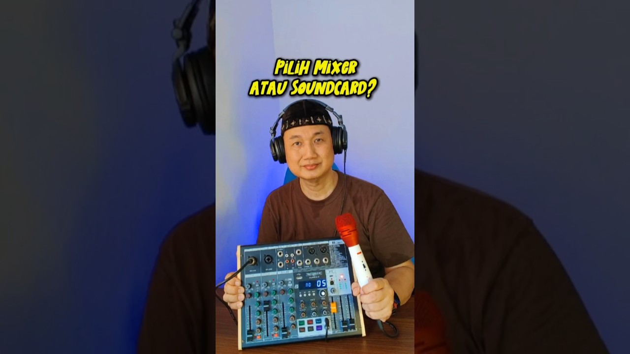 Pilih Mixer atau Soundcard?🥢Recordingtech Classic4 & Mic Rt Nusantara 100 #tembakoelfals #mixer