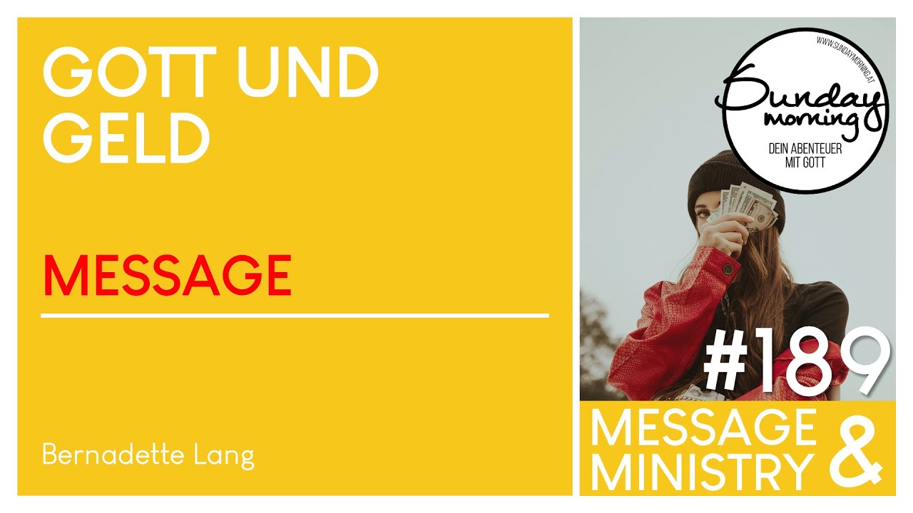 GOTT UND GELD | Sunday Morning #189