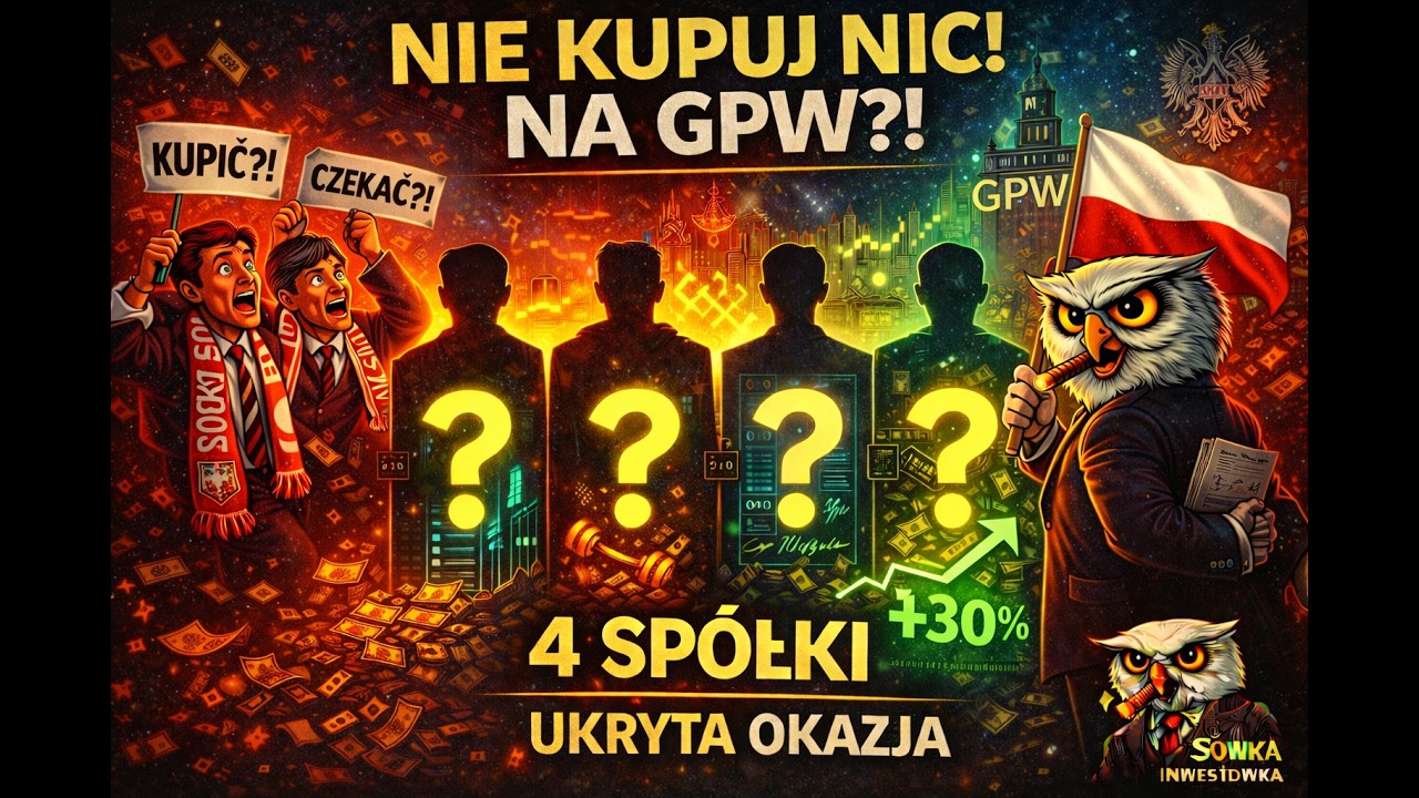 Nie kupuj nic na GPW, dop&oacute;ki nie zobaczysz tych 4 polskich sp&oacute;łek z potencjałem