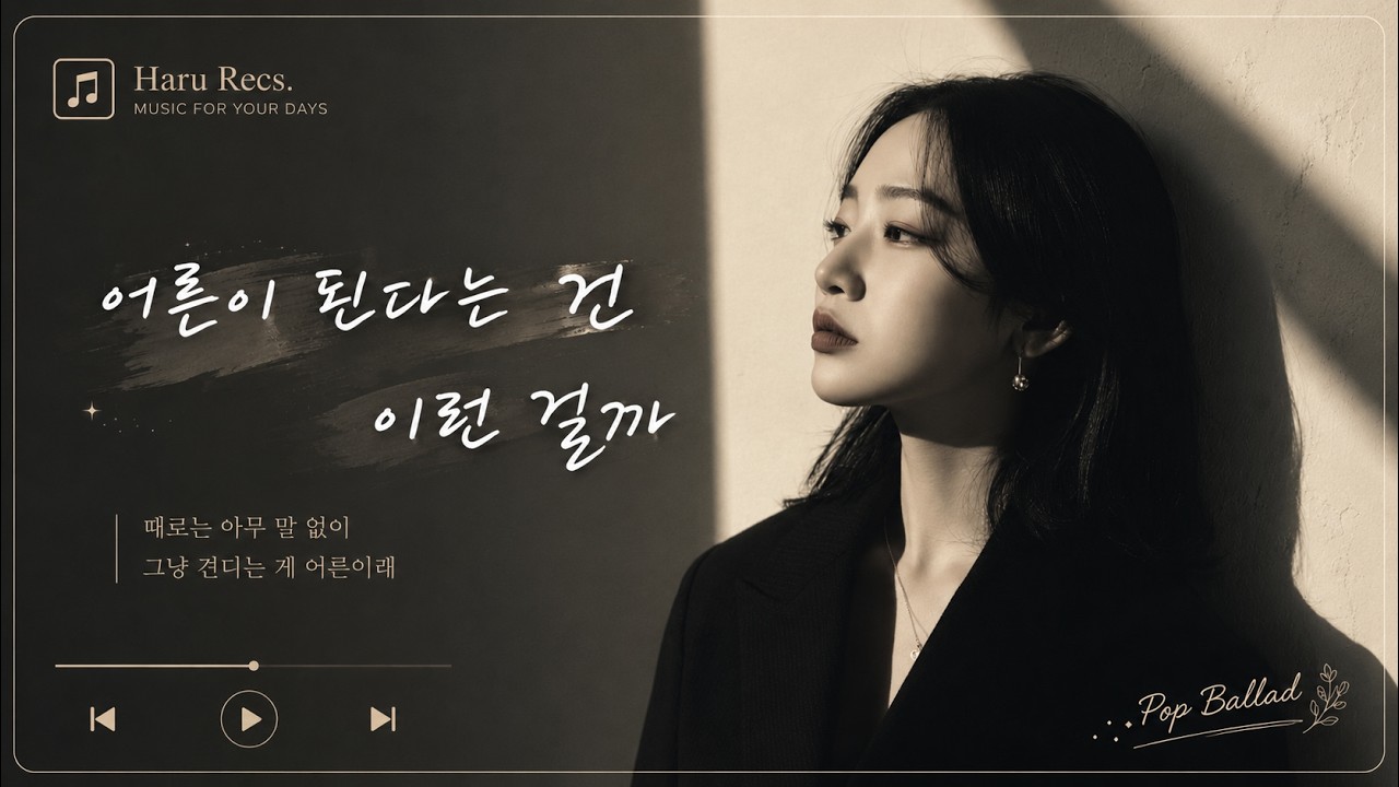 𝑯𝒂𝒓𝒖 𝑴𝒊𝒏𝒊. 🎵 어른이 된다는 건 이런 걸까 | Pop Ballad