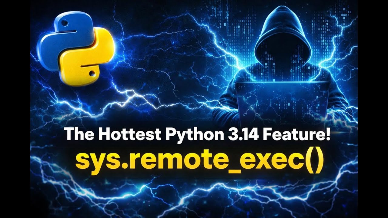 🐍 САААМАЯ КРУТАЯ ФИЧА PYTHON 3.14 - `sys.remote_exec()` (объясняю по-человечески) #python #питон