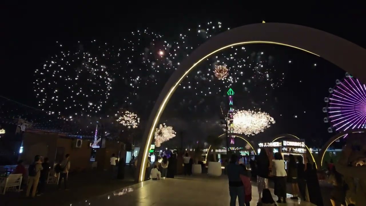 Chinese New Year Fireworks at Sheikh Zayed Festival | Abudhabi |UAE 