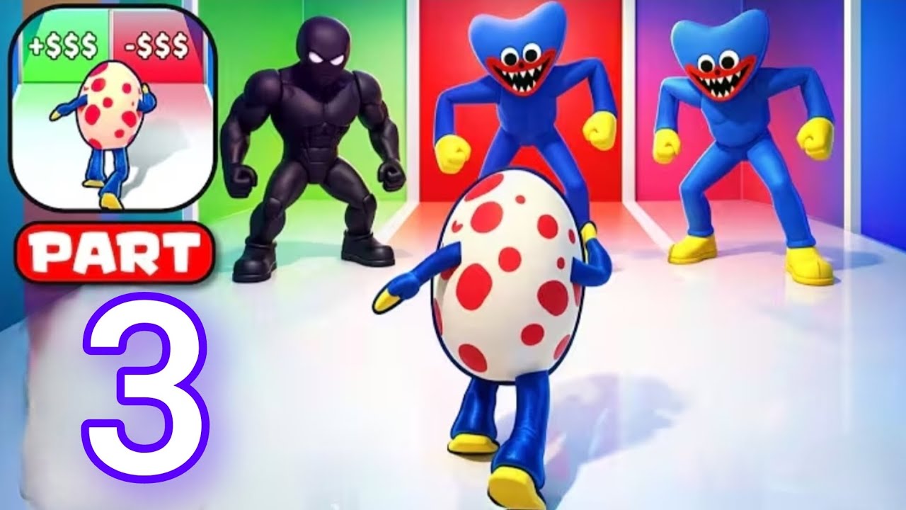 Monster Egg Gameplay Walkthrough Levels 3 Hatch, Grow & Defeat Enemies (Android,iOS)