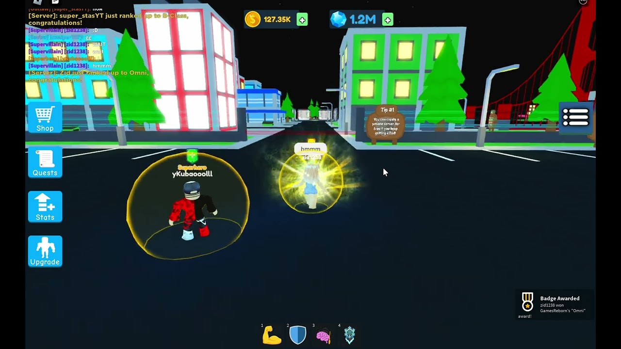 OMNI RANK WOOHOO! Super power fighting simulator