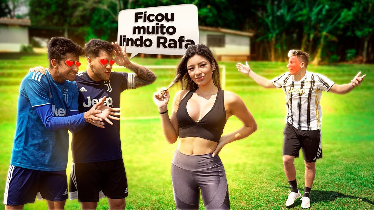 TODOS ELOGIARAM A MINHA NAMORADA NO FUTEBOL E EU JOGUEI MAL...