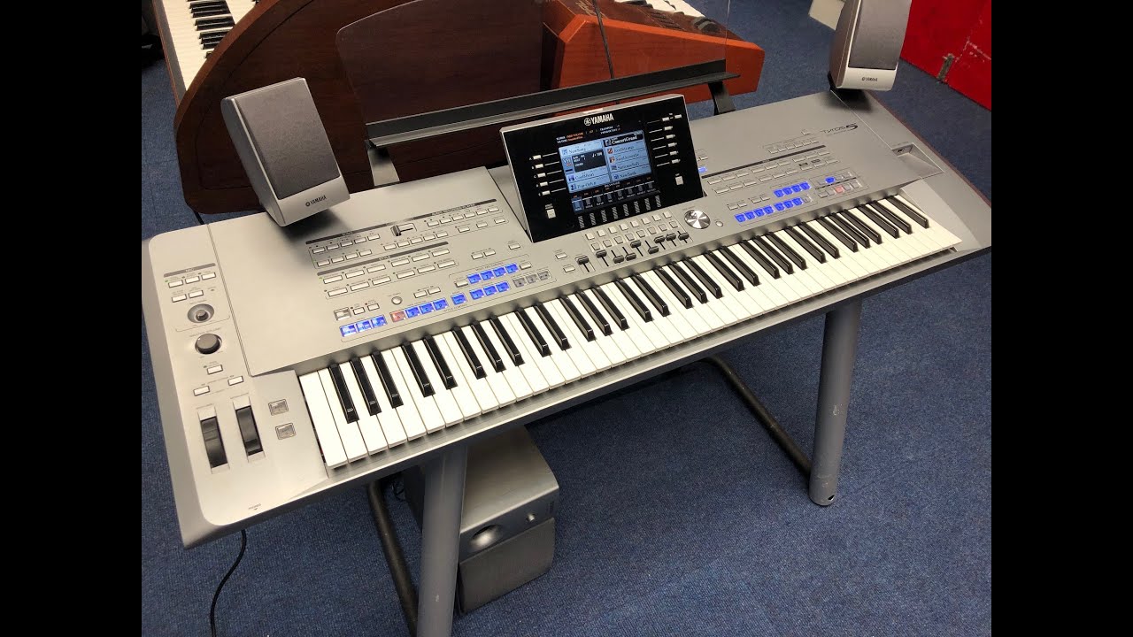 Pre-owned Yamaha Tyros 5 : Allens Music Centre Organ & Keyboard Showcase 32