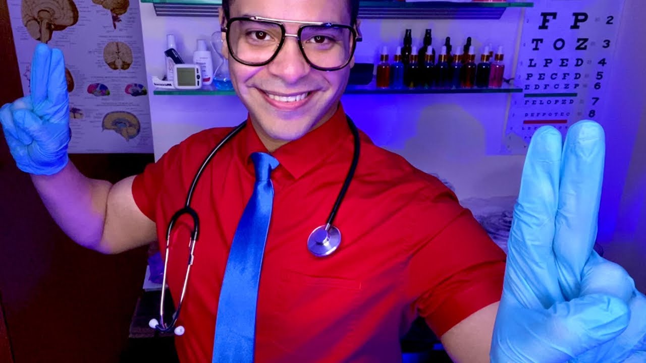 ASMR Español Nervios Craneales Doctor Roleplay Para Domir (Examen Medico De La Vista y Oidos)