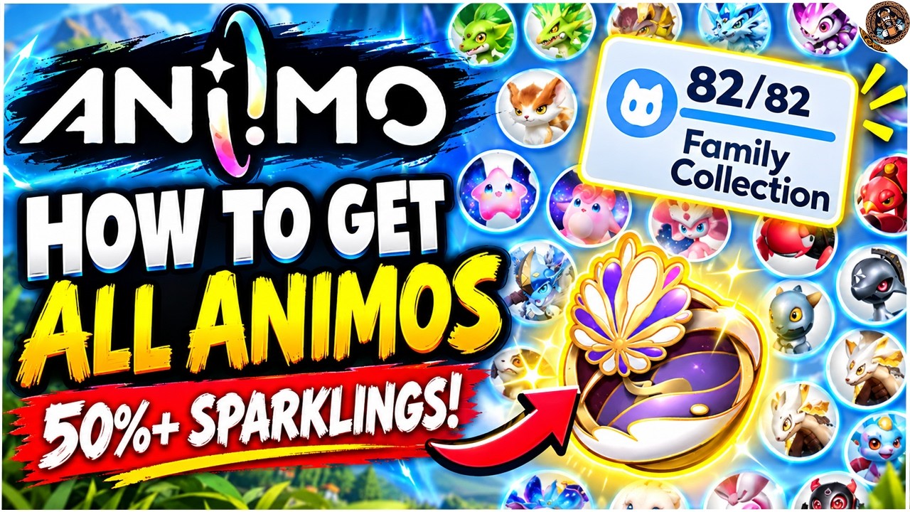 How to Get ALL Aniimos to COMPLETE the ANIILOG! ~50% MORE SPARKLINGS BADGE!~