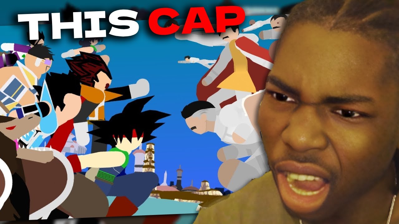 THIS IS CAP ASF!! SAIYANS VS VILTRUMITES STICKNODES FAN ANIMATION