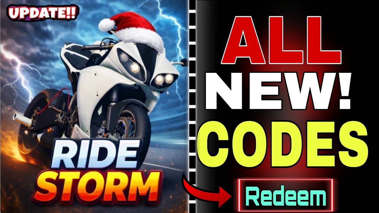 СОВЕРШЕННО НОВЫЕ!✅ КОДЫ ДЛЯ RIDE STORM В ROBLOX 2026 - КОДЫ ДЛЯ RIDE STORM 2026 [ROBLOX]