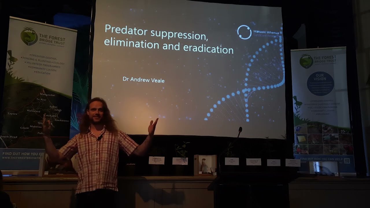 Dr Andrew Veale, Wildlife Ecologist - Unlocking the Genetic Code: A Vision for Predator Free 2050 🧬