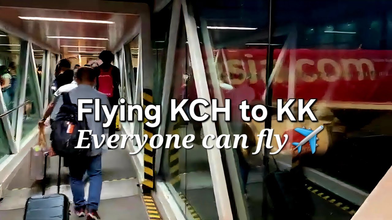 Kuching Airport (KIA) main international Gateway Sarawak Land of Hornbills✈️Flying to KK Sabah✈️
