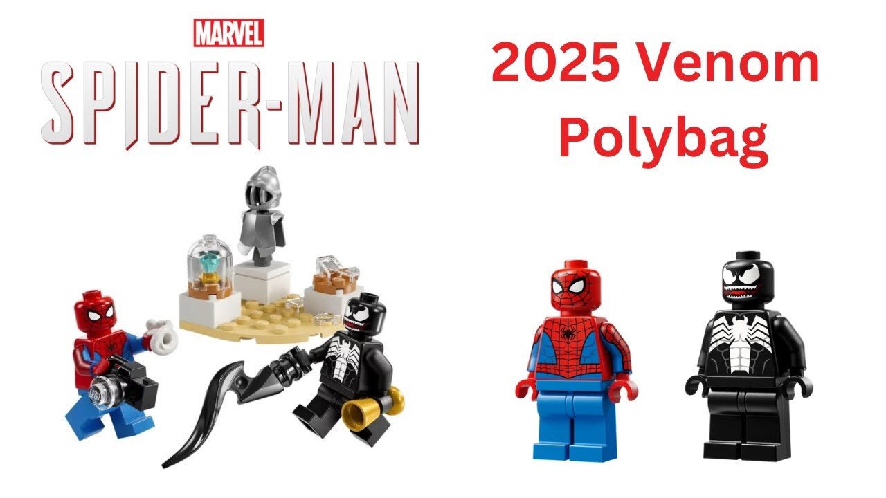 Lego Marvel Official 2025 Venom Museum Polybag Set Revealed