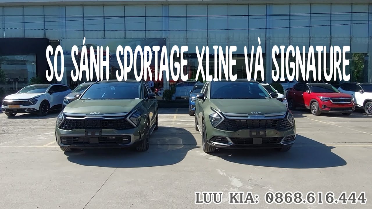 So sánh Kia Sportage Signature và Kia Sportage Xline #luukia #kia #sportage #car #giamthuetruocba