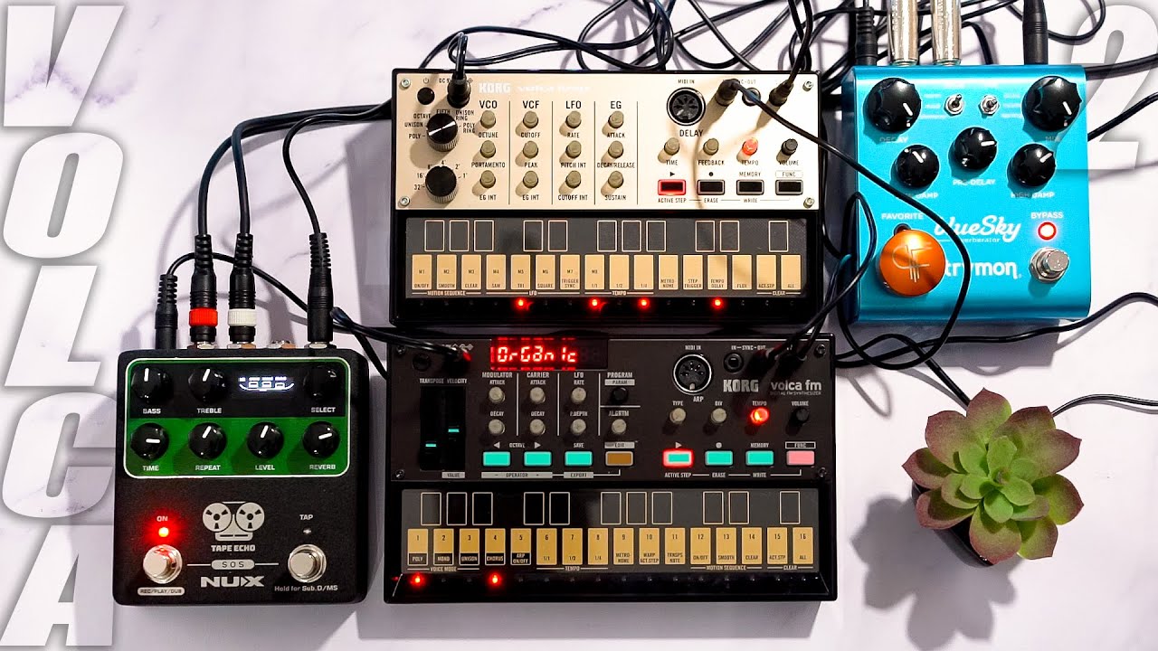 KORG Volca Ambient Jam // Volca Keys + FM || [Strymon Blue Sky | Nux Tape Echo]