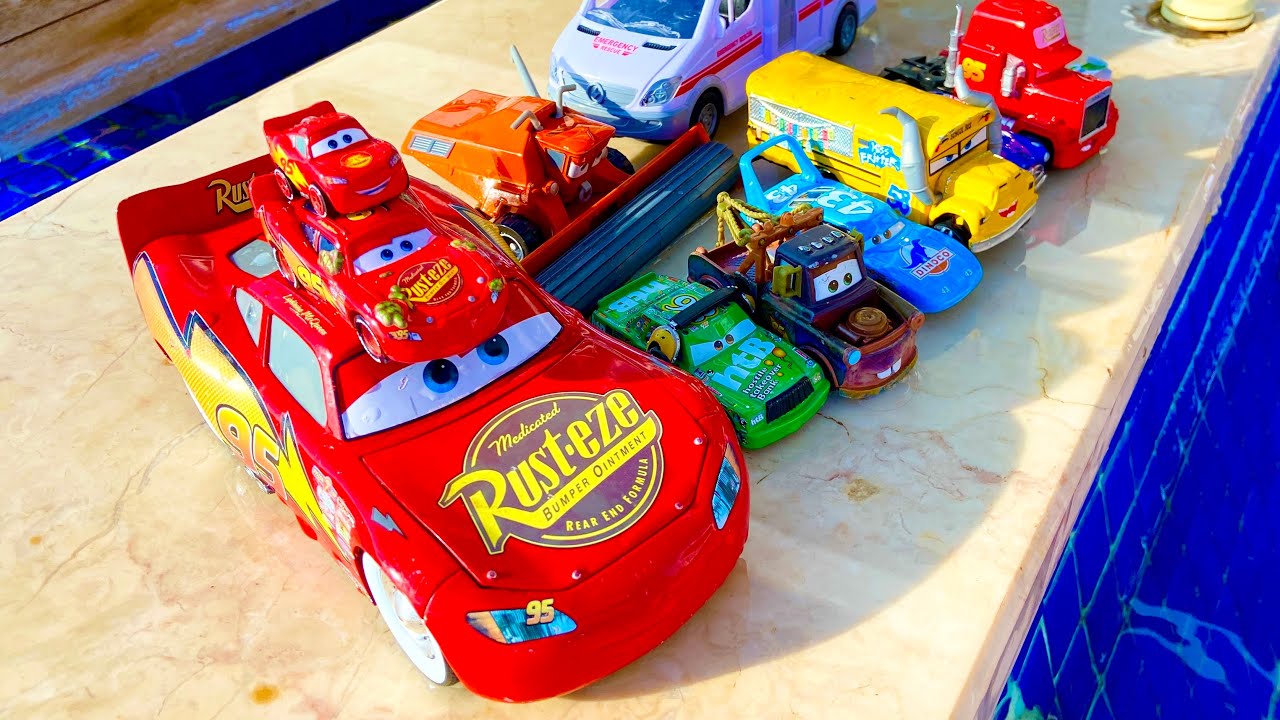 Обзор игрушек Disney Pixar Cars | Молния Маккуин, Финн Макмисл, Мак, Док Хадсон, Круз Рамирес