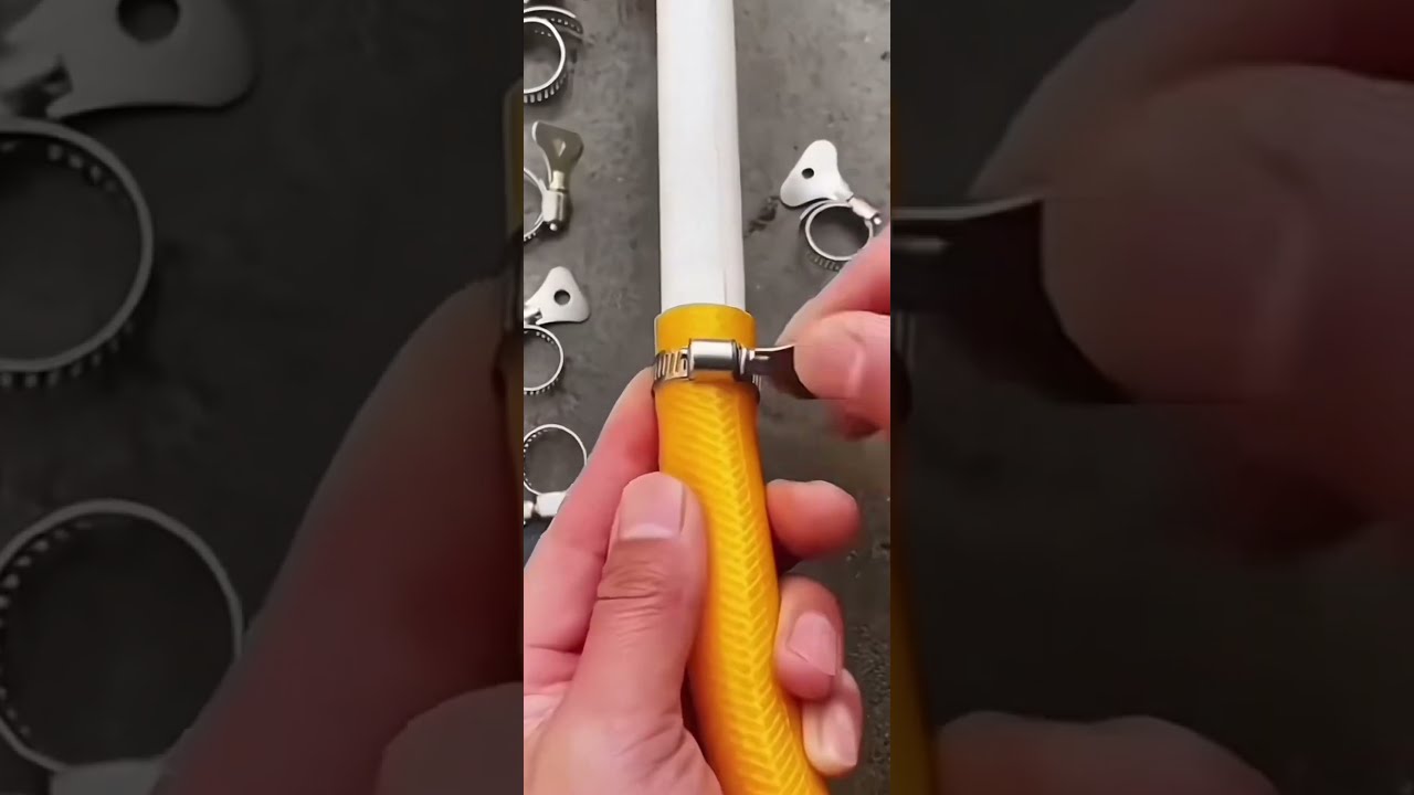 Still fixing the water pipe with steel wire? Try American style host clamp with handle