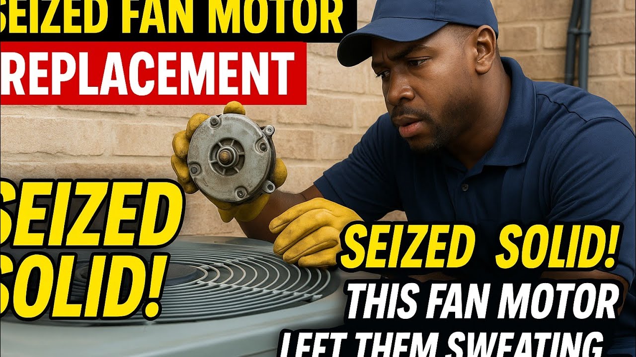 The AC Killer: Seized Fan Motor – Watch the Fix!  🧊 Katy AC Repair 🔥