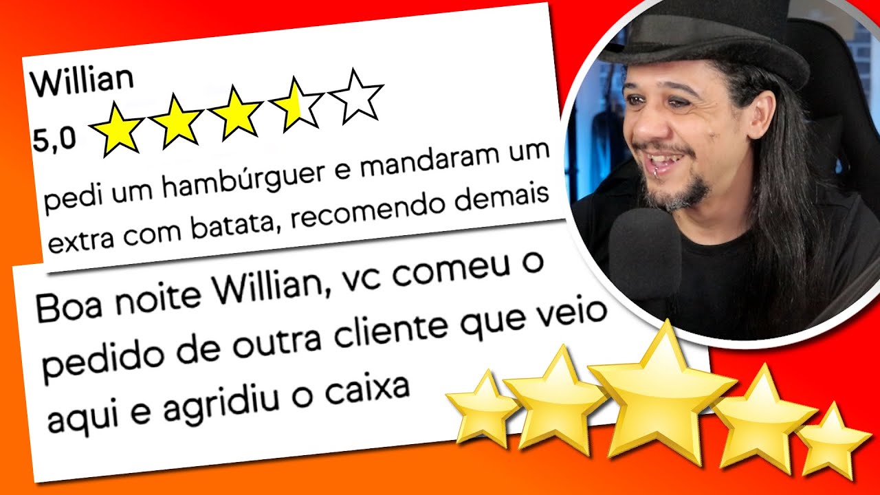 COMIDA ERRADA: PIORES AVALIAÇÕES DO IFOOD