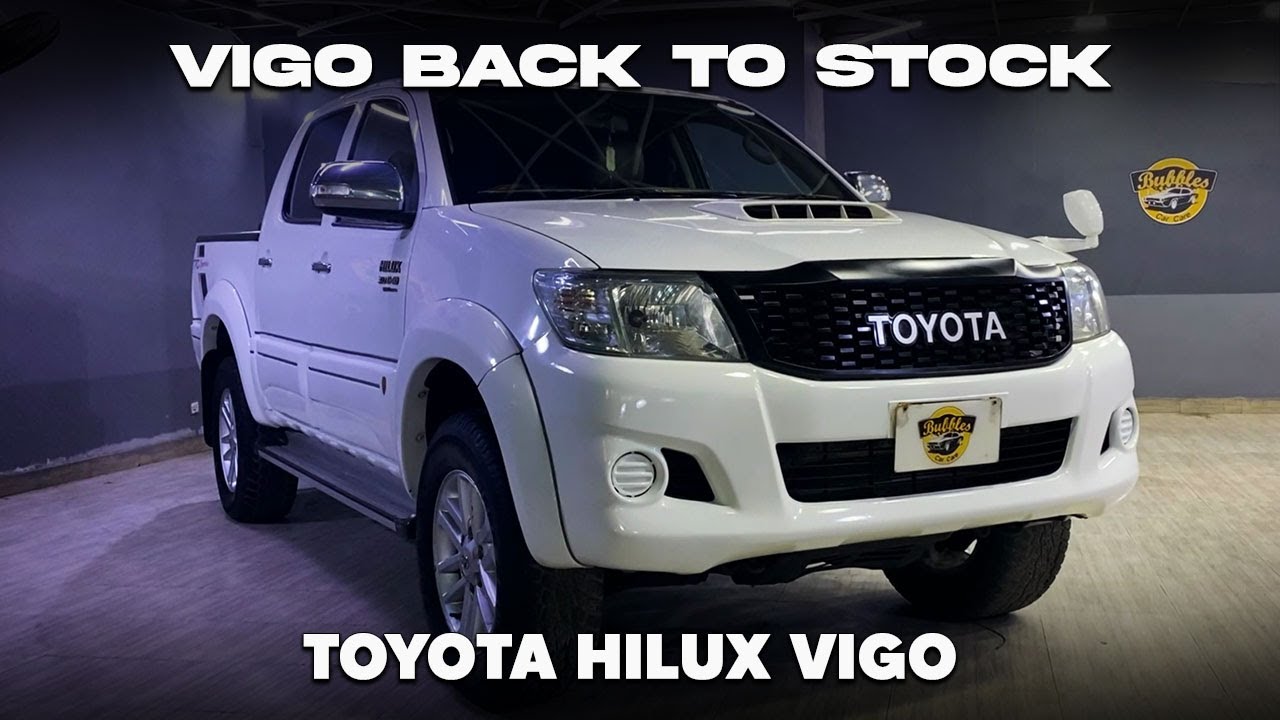 VIGO Back to Stock | Toyota Hilux Vigo Full Restoration at Bubbles Car Care
