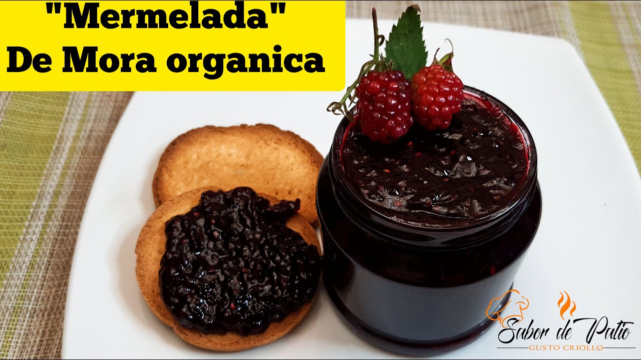Como Hacer Mermelada De MORA Casera || Mermelada De ZarZa Mora organica || sabor De patio