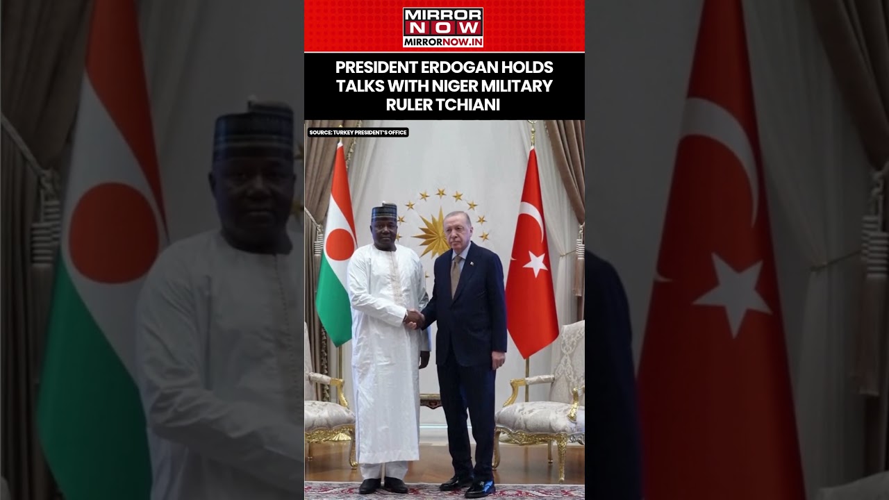 Turkish President Erdogan Holds Talks With Niger Military Ruler Tchiani In Ankara #shorts
