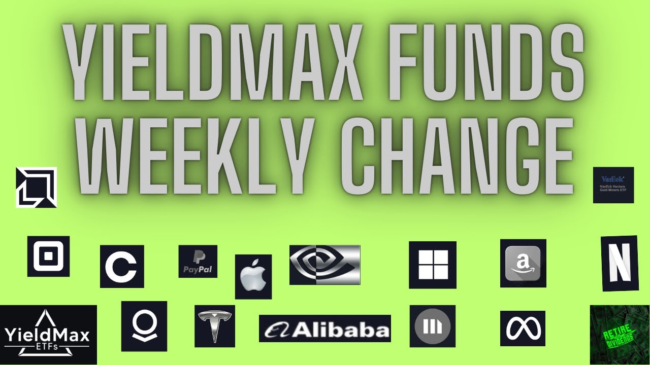 Еженедельные изменения базовых акций ETF YieldMax &mdash; GDXY, APLY, AMDY, NFLY и SQY