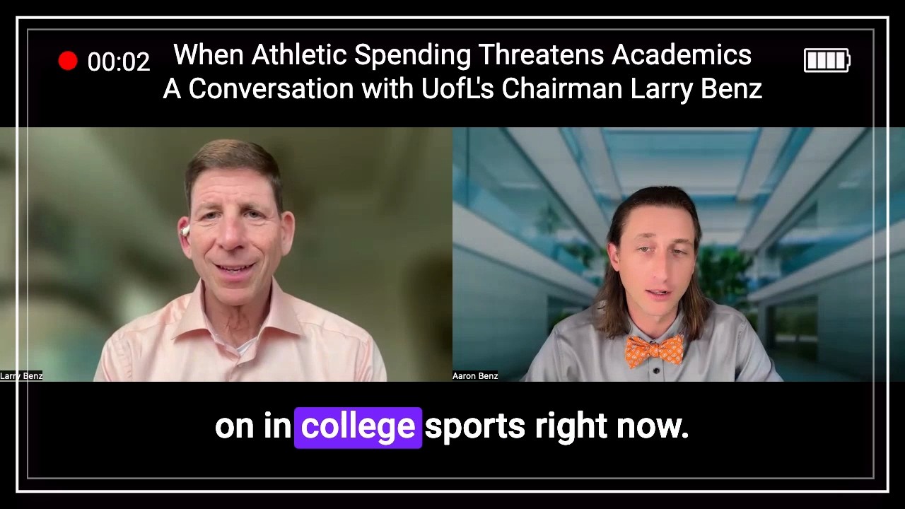 When Athletic Spending Threatens Academics | UofL Board Chair Larry Benz | Bow Tie Tuesday