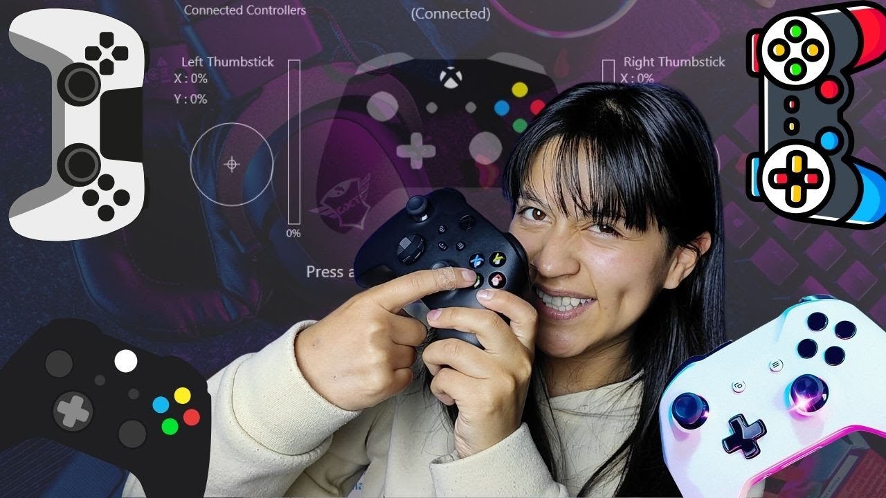 Game Controller Tester, para control Xbox series X/S, Xbox One, entre otros.