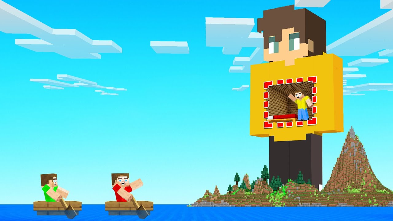 We Found A HUGE CRAINER STATUE Base In Minecraft! (top secret)