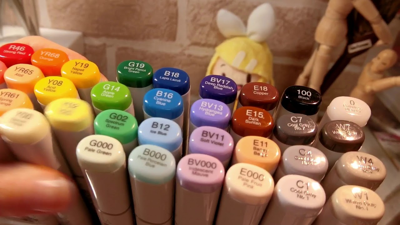 【開封/試し塗り】コピックスケッチ🎨収納ケース【購入品紹介】