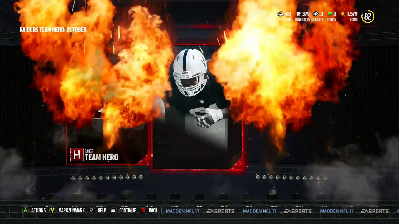 Madden NFL 17 | MUT Team Heroes Set: Oakland Raiders | 86 OVR Rodney Hudson