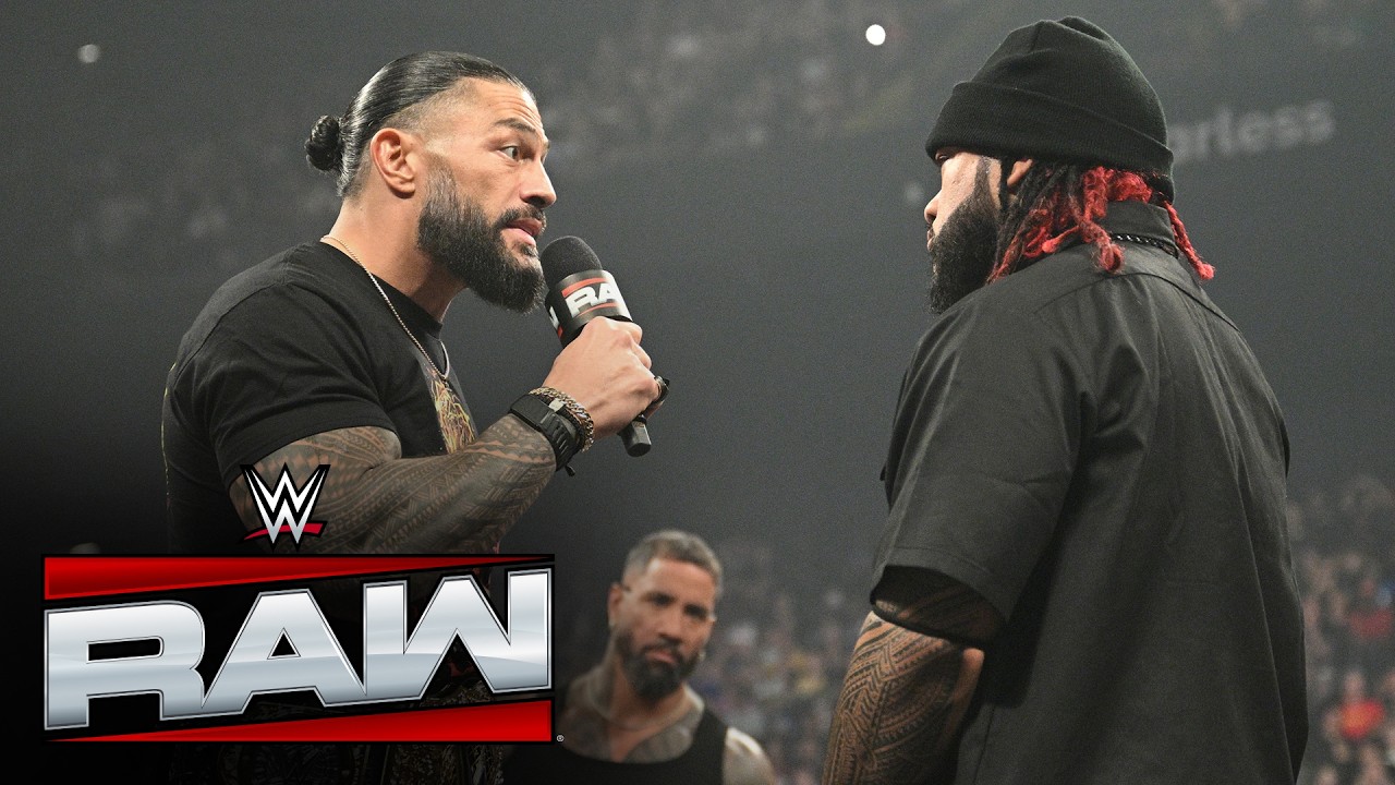 Roman Reigns дарит Jacob Fatu ожерелье Ula Fala: лучшие моменты Raw, 15 июня 2026 г.