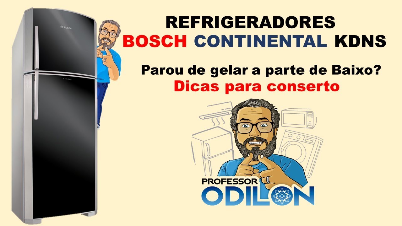 Refrigerador Bosch Continental, não gela parte de baixo o que devo saber para consertar!!!!!!