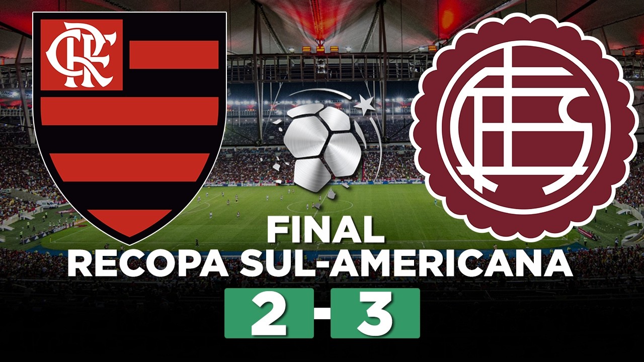 FLAMENGO x LANÚS AO VIVO FINAL Recopa Sul-Americana 2026 | Narração