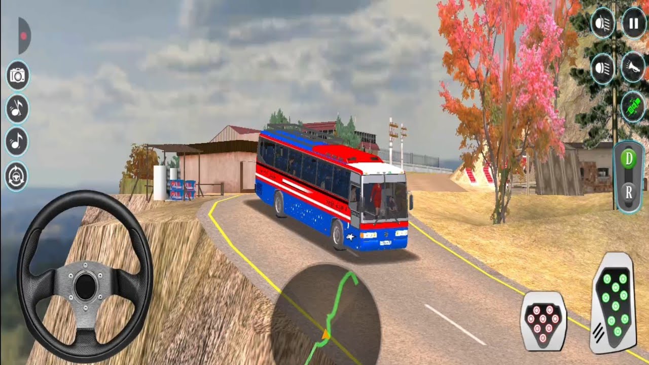 Driving a Bus on Impossible Off-Road Tracks! | Public Transport Gameplay
