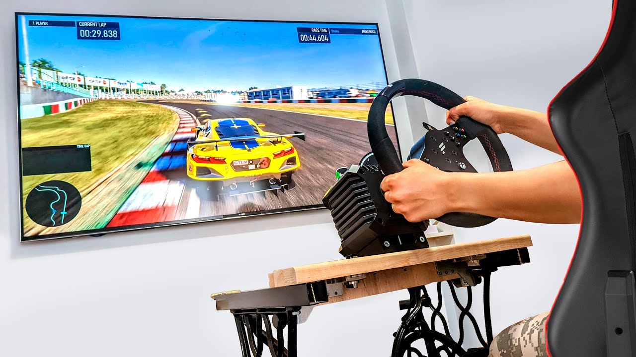 SIMULADOR DE CONDUCCION CASERO | Funciona Con Cualquier Juego (Consola y PC)