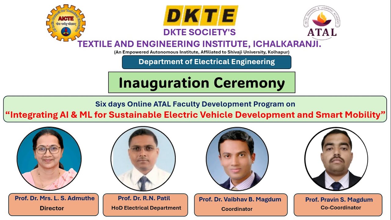 ATAL FDP EE Day 01 Session 00 inauguration 2025-26