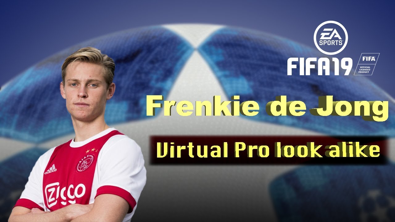 Frenkie de Jong - Fifa 19 Pro Clubs look alike